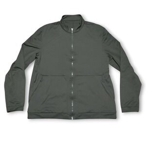Lululemon Jacket Mens XXL Green Division Full Zip Track Athletic Gym Running